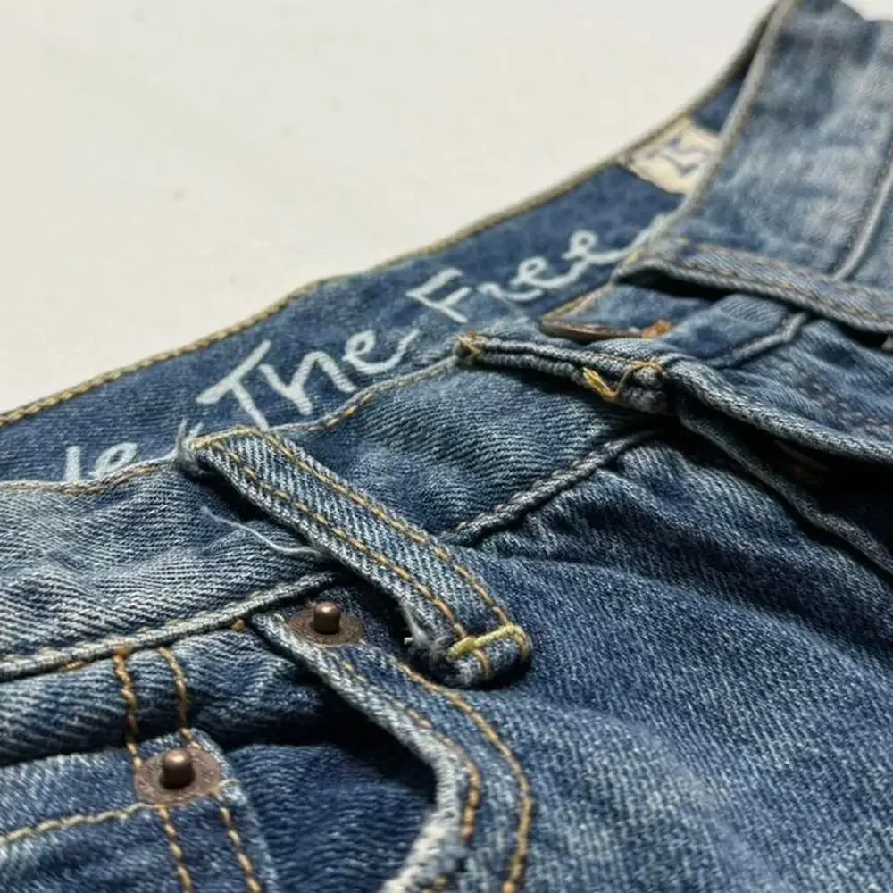 We The Free Free People Denim Shorts distressed detail women’s size 25 NWT